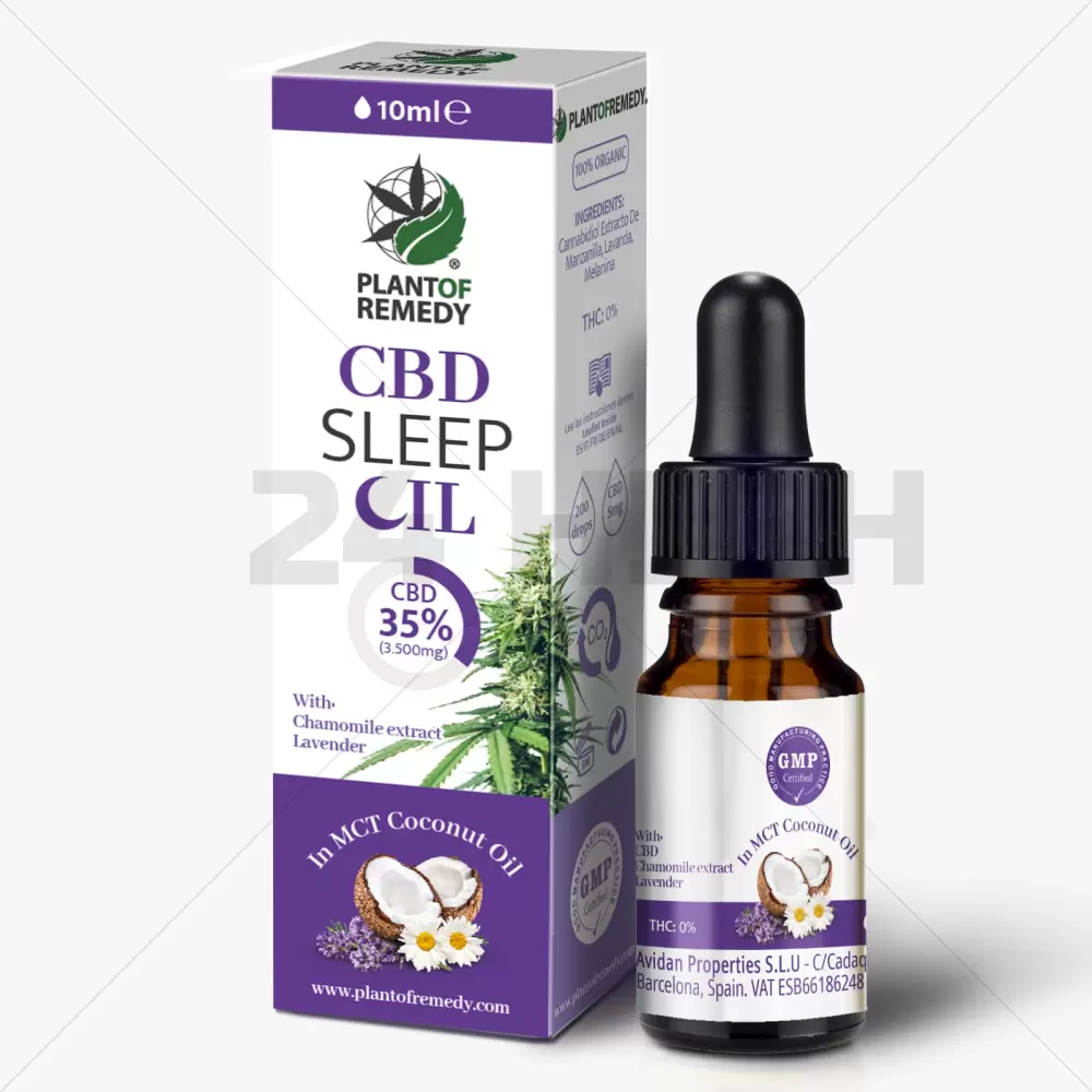 Plante de Remède avec Huile de Coco - 35% CBD Sommeil (3500mg)