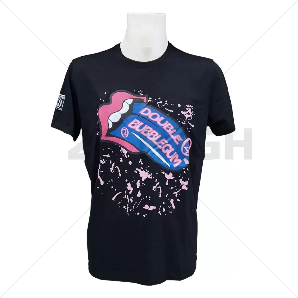 T-shirt Double Bubble Gum 420 - Noir