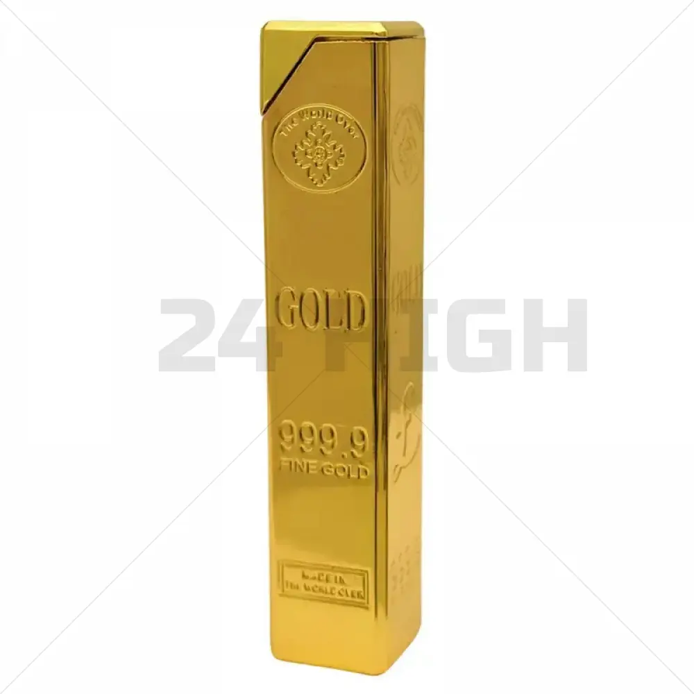 Briquet Gold Bar Slim Size