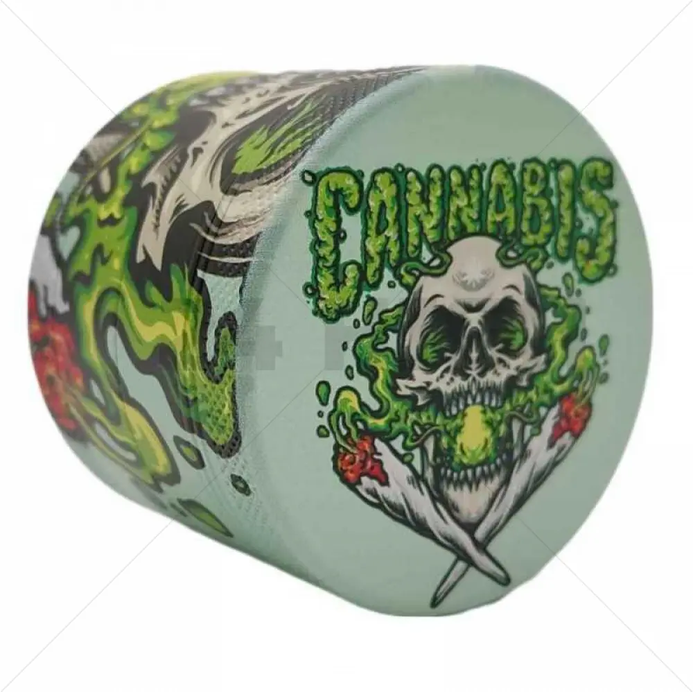 Grinder 4-Parts XL | Aluminium | 55mm | Stay 420 Series | Design 3 | Skull Smoker 2