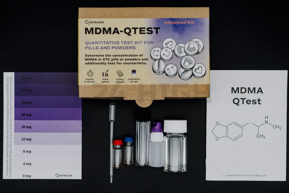 MDMA - QTEST (Advanced) Test pour la MDMA (Miraculix)