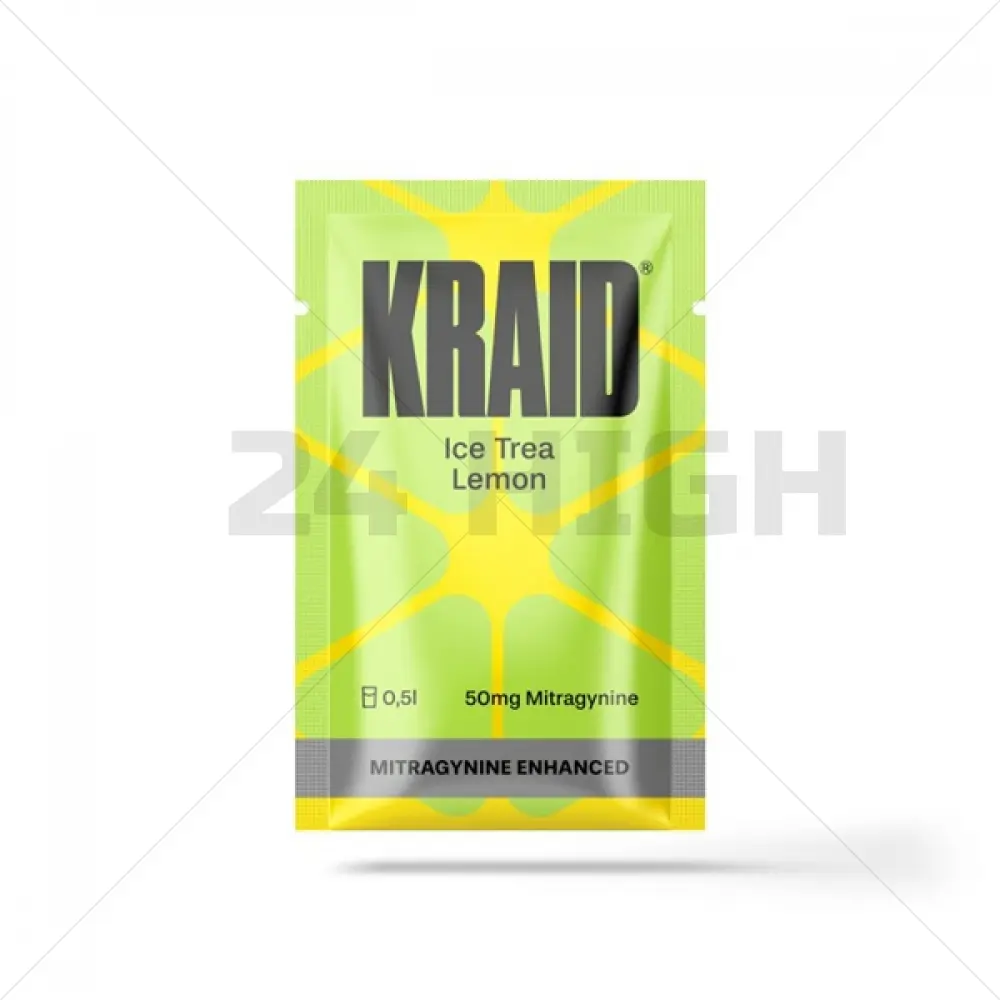 KRAID Ice Tea Lemon - Enrichi en Mitragynine